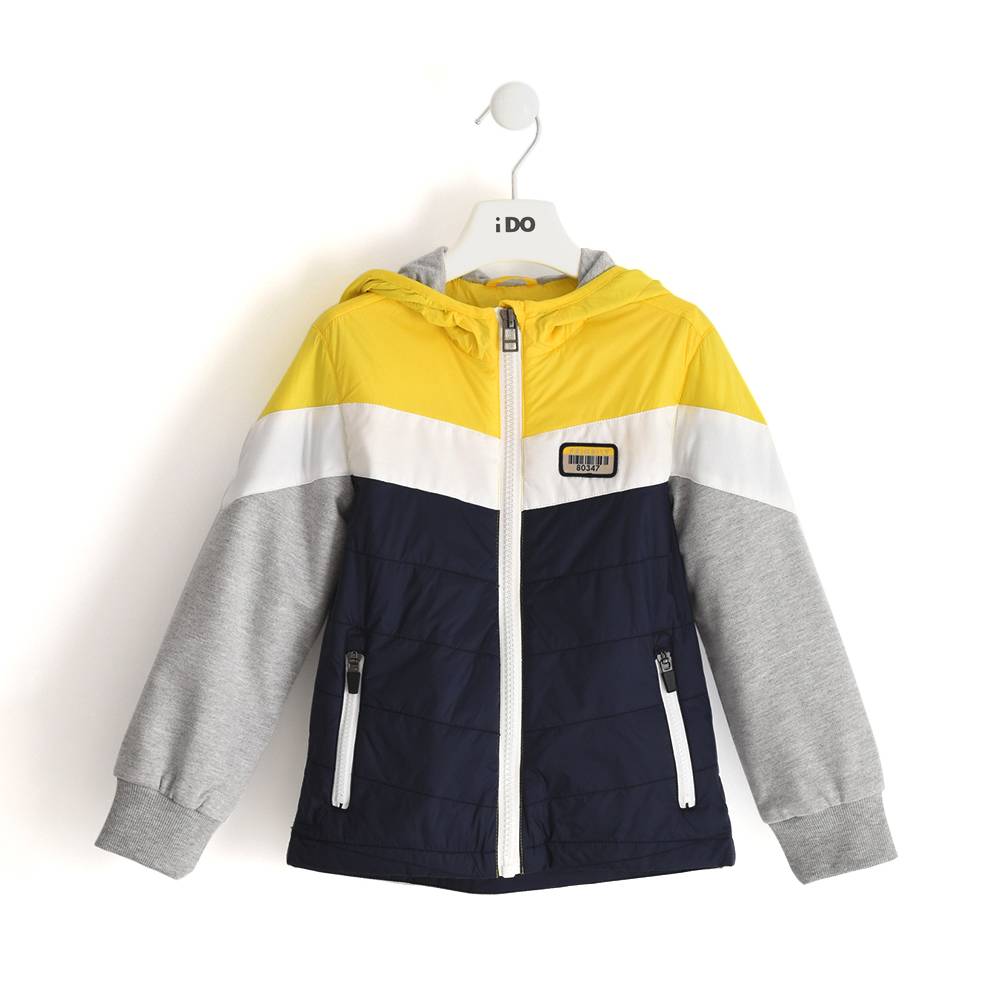 Куртка для мальчика iDO демисезонная ветровка с капюшоном 4.J464.00