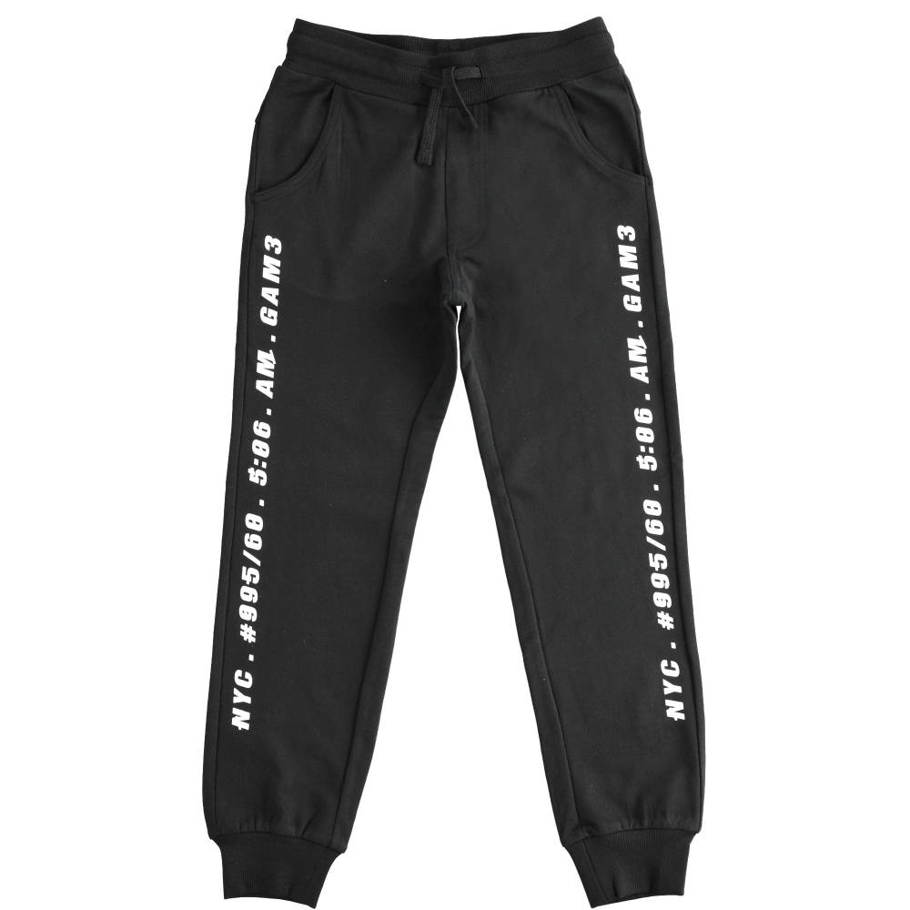 Штаны спортивные для мальчика iDO эластичный трикотаж на манжете 4.J432.00