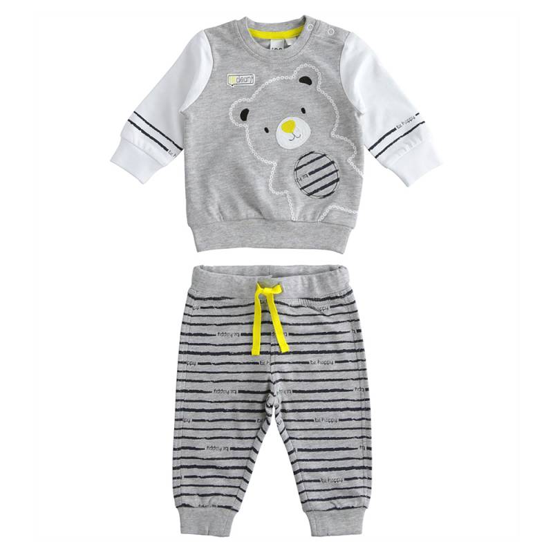 Комплект для хлопчика iDO бавовна трикотаж вишитий ведмедик 4.J057.00 / 8992