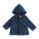 Толстовка для девочки iDO трикотажная с капюшоном на молнии с рюшем 4.J152.00/3854