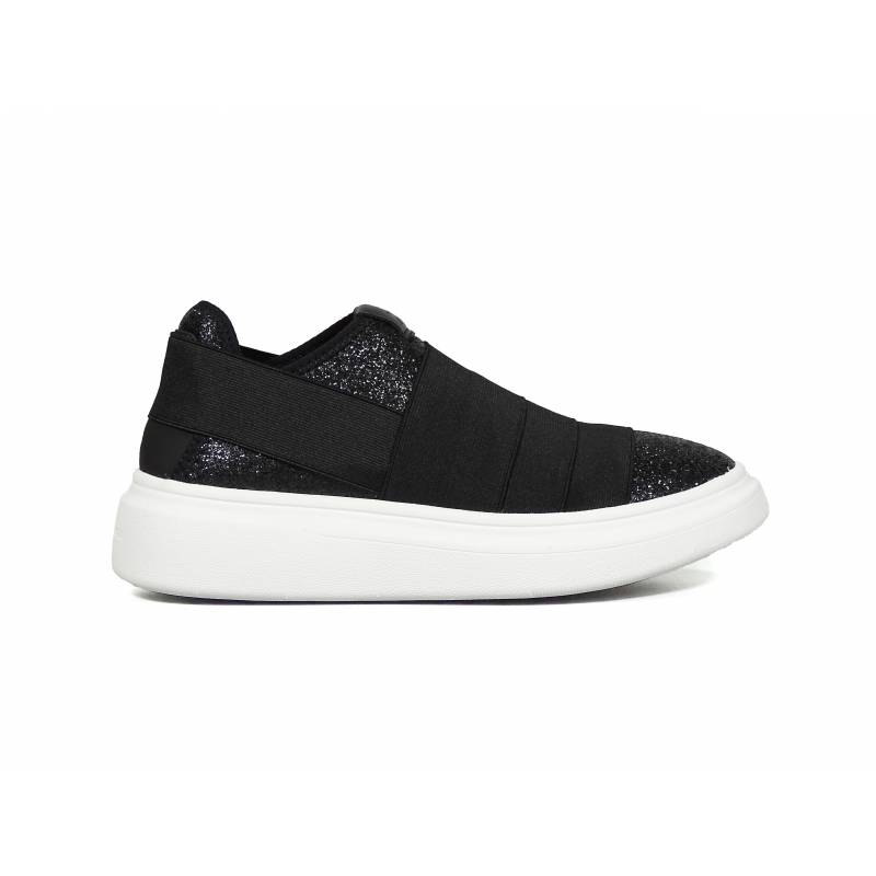 Кросівки для дівчинки FESSURA демісезонні чорні KID102/black_starry