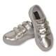 Кроссовки POLO SCHOLAR EZ для девочки демисезонные серебро липучки 993618/SILVER_METALLIC