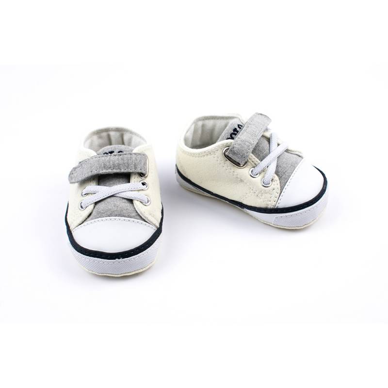 Кроссовки POLO для мальчика демисезонные мульти на липучках RL100191/OATMEAL_GREY
