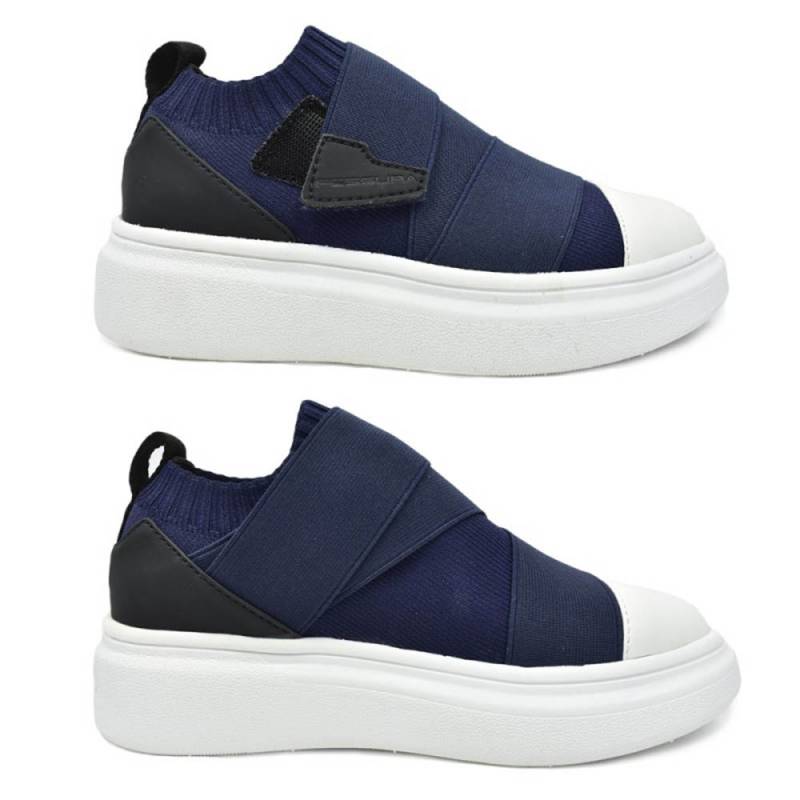 Кроссовки детские FESSURA EDGEGANG ZETA демисезонные синий KID052/black