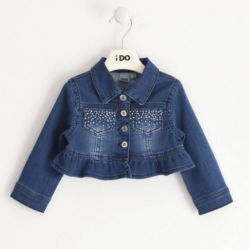 Куртка для дівчинки iDO джинсова 4.J350.00/7450