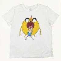 Футболка для хлопчика Cartoon network Adventure Time бавовна білий трикотаж принт