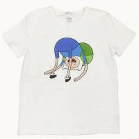 Футболка для мальчика Cartoon network Adventure Time хлопок белый трикотаж принт