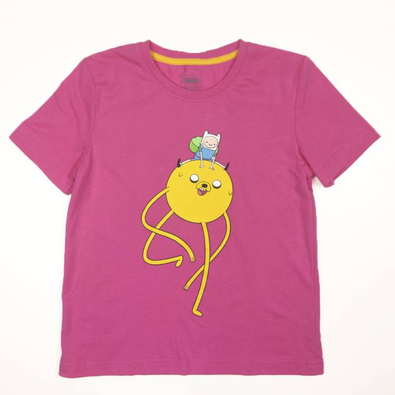 Футболка для хлопчика Cartoon network Adventure Time бавовна рожевий трикотаж принт