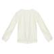 Блуза для дівчинки Le Petit Coco бавовна білий трикотаж L1015/31