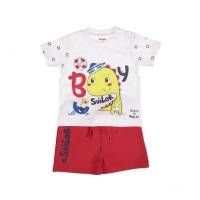 Комплект для мальчика Babybol хлопок футболка шорты