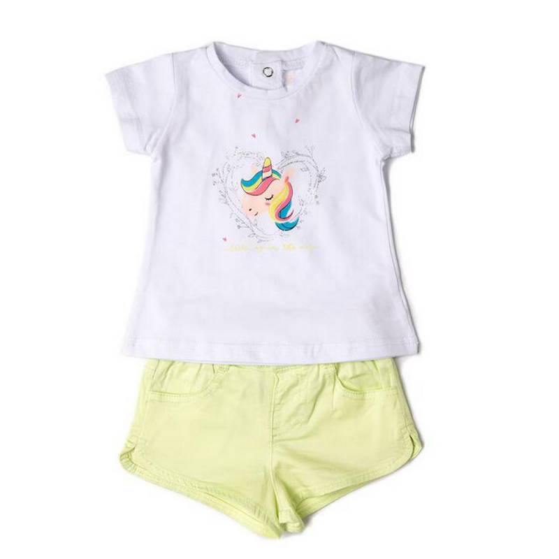 Комплект для девочки Babybol хлопок футболка шорты